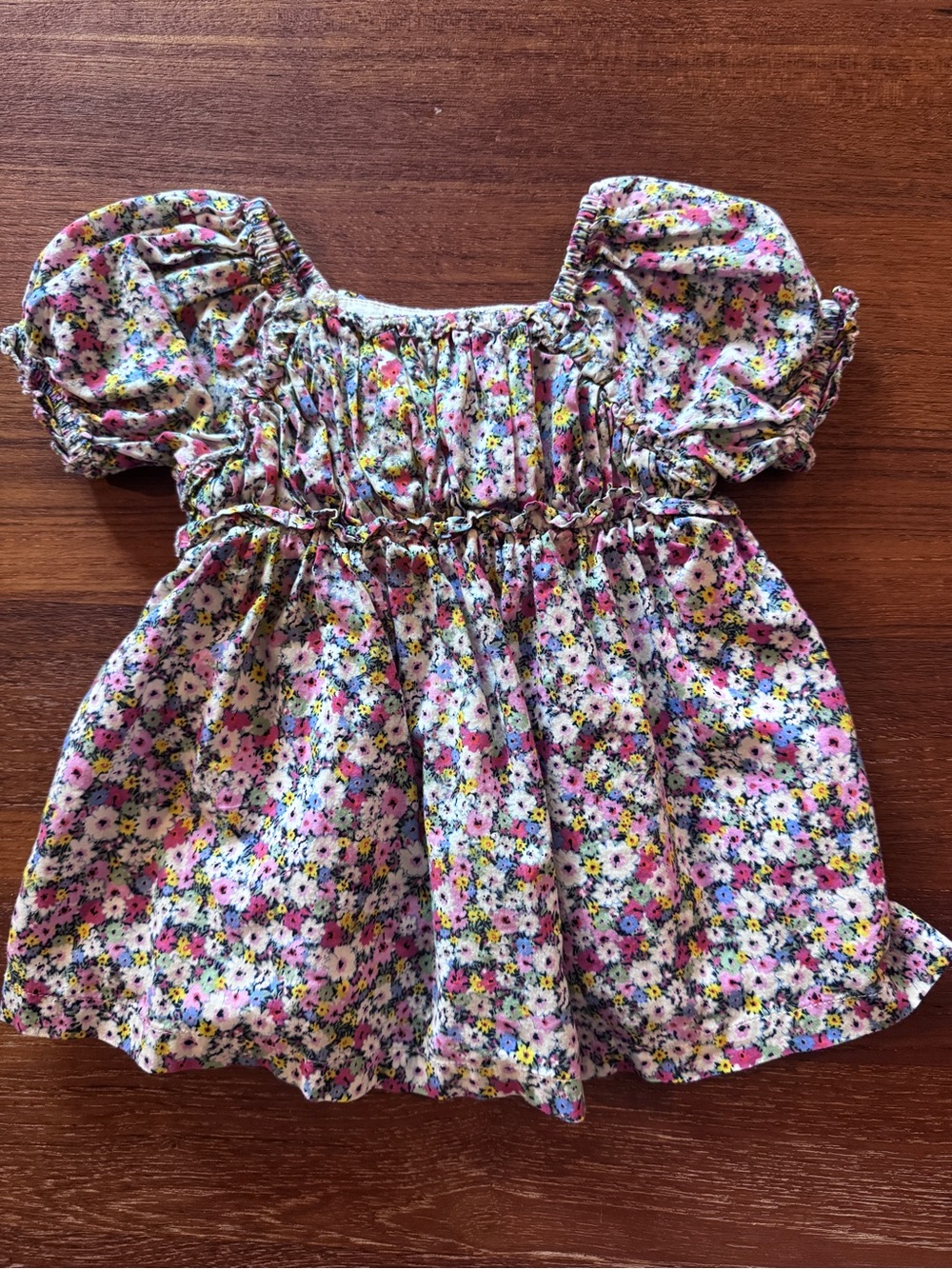 GAP Baby Floral Dress - Pink, Yellow, Green